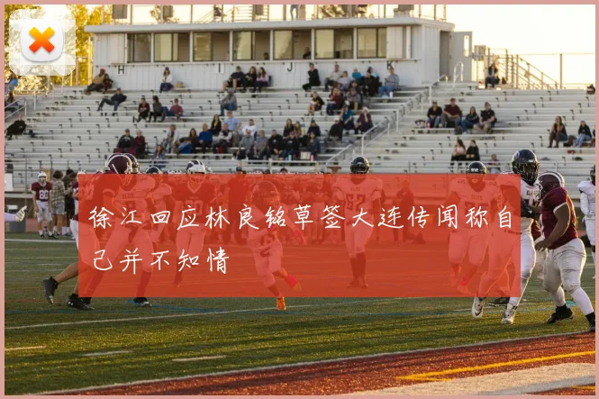 徐江回应林良铭草签大连传闻称自己并不知情